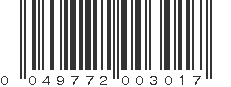 UPC 049772003017