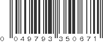 UPC 049793350671