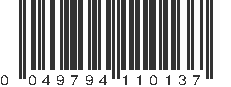 UPC 049794110137