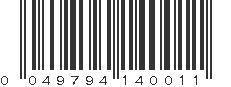 UPC 049794140011