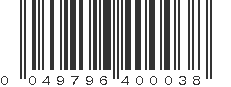 UPC 049796400038