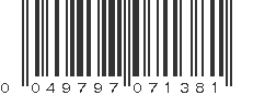 UPC 049797071381