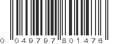 UPC 049797801476