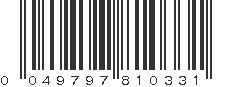 UPC 049797810331