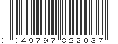 UPC 049797822037