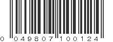 UPC 049807100124