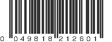 UPC 049818212601