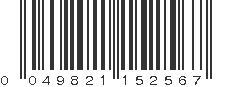 UPC 049821152567