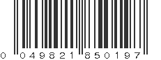 UPC 049821850197