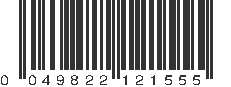 UPC 049822121555