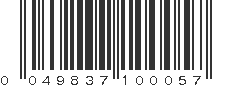 UPC 049837100057