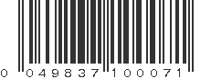 UPC 049837100071