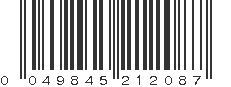 UPC 049845212087