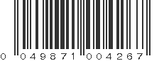 UPC 049871004267