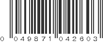 UPC 049871042603