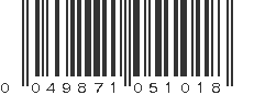 UPC 049871051018