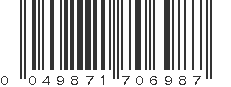 UPC 049871706987