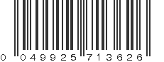 UPC 049925713626