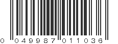 UPC 049987011036