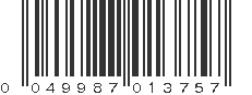 UPC 049987013757