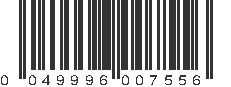 UPC 049996007556