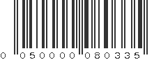 UPC 050000080335