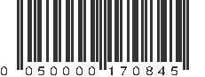 UPC 050000170845