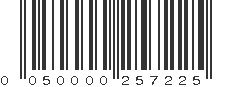 UPC 050000257225