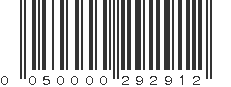 UPC 050000292912