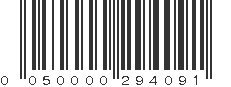 UPC 050000294091