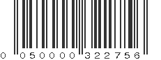 UPC 050000322756