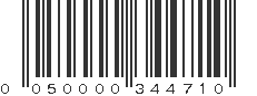 UPC 050000344710