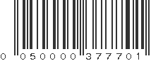 UPC 050000377701