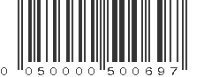 UPC 050000500697