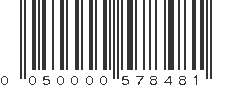 UPC 050000578481