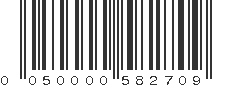 UPC 050000582709