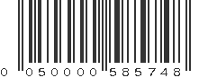 UPC 050000585748