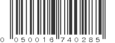 UPC 050016740285