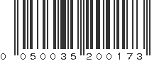 UPC 050035200173