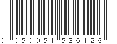 UPC 050051536126