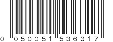 UPC 050051536317