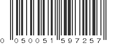 UPC 050051597257