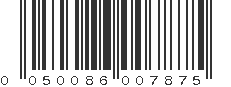 UPC 050086007875