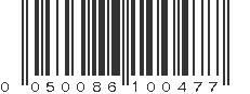 UPC 050086100477