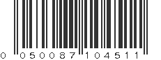 UPC 050087104511