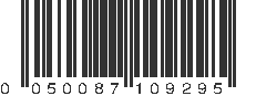 UPC 050087109295