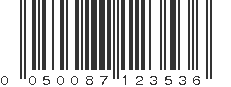 UPC 050087123536