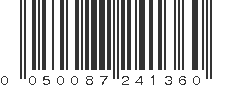 UPC 050087241360