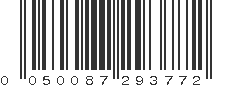 UPC 050087293772