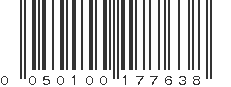 UPC 050100177638